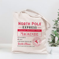 サンタクリスマストートバッグパーソナライズされたからプレゼント