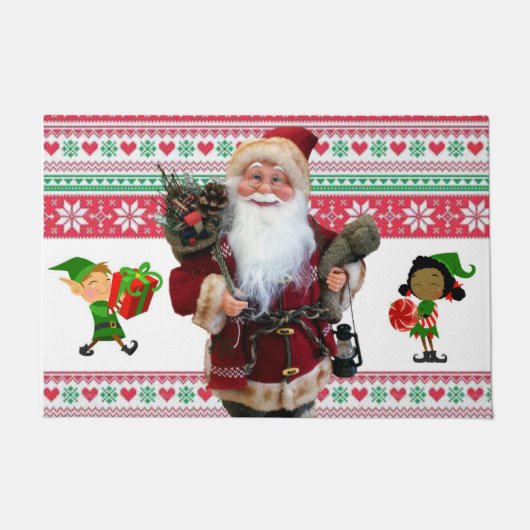 サンタクリスマスドアマット ドアマット (正面)