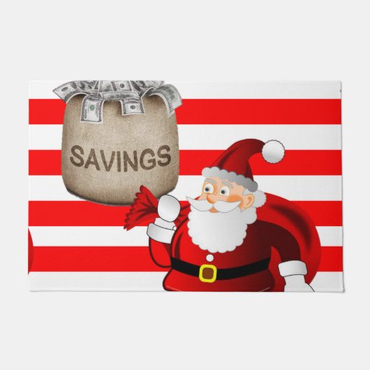 サンタクリスマスドアマット ドアマット (正面)