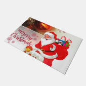 サンタクリスマスドアマット ドアマット (アングル)