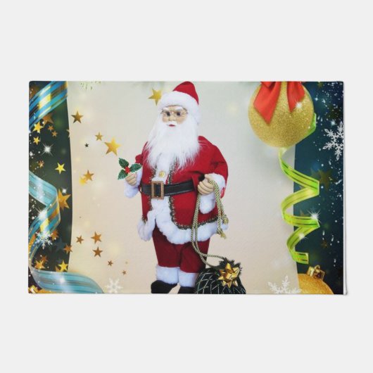 サンタクリスマスドアマット ドアマット (正面)