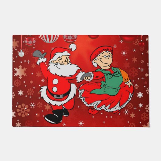 サンタクリスマスドアマット ドアマット (正面)