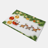 サンタクリスマスドアマット ドアマット (アングル)