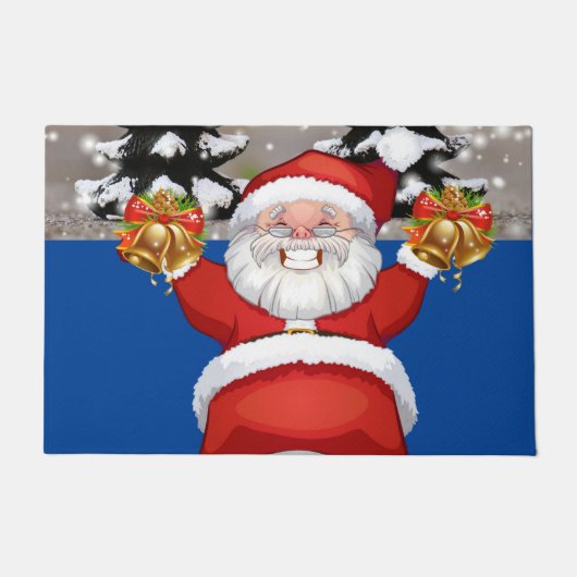 サンタクリスマスドアマット ドアマット (正面)