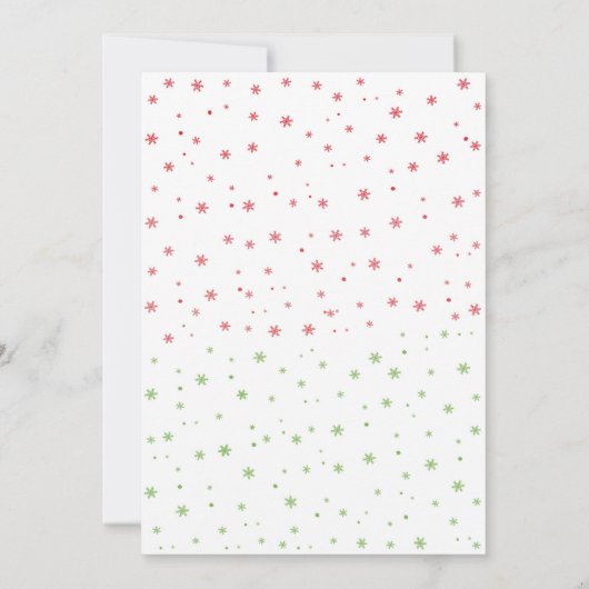 サンタクリスマスパーティの招待状ホリデーパーティ 招待状 (裏面)