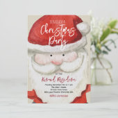 サンタクリスマスパーティの招待状 招待状 (スタンド正面)