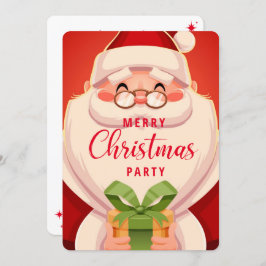 サンタクリスマスパーティの招待状 招待状