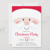 サンタクリスマスパーティの招待状 招待状 (正面)