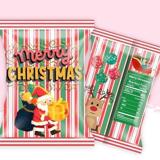 サンタクリスマスパーティーチップバッグラッパーの好意 ノートパッド