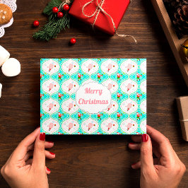 サンタクリスマスピックボールのオージーパターン カード