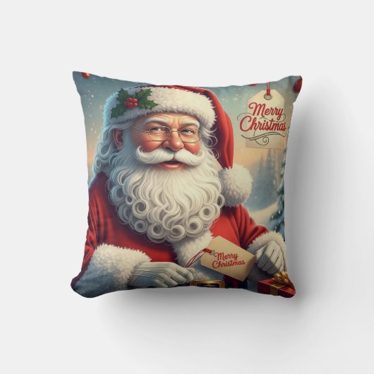サンタクリスマスピロー クッション (正面)