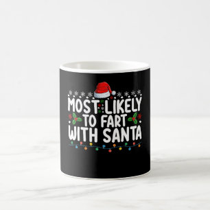 サンタクリスマスファミリーと仲良くなる可能性が高い コーヒーマグカップ