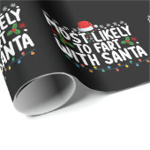 サンタクリスマスファミリーと仲良くなる可能性が高い ラッピングペーパー (ロールコーナー)