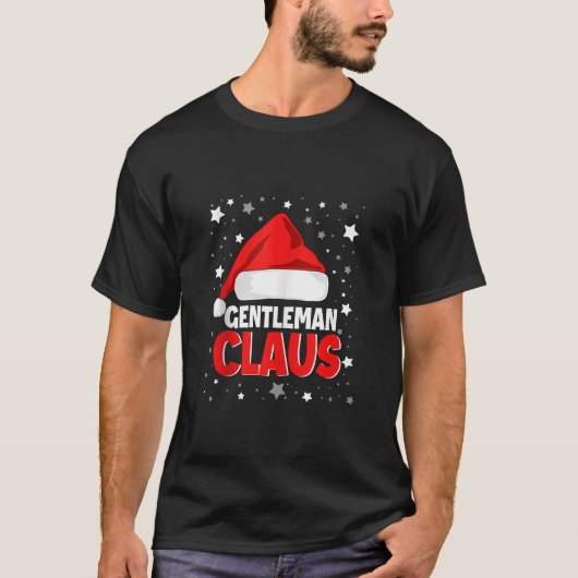 サンタクリスマスファミリーマッチンググループクリスマス紳士 Tシャツ (正面)