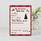 サンタクリスマスプレッドウィッシュリストへの手紙 招待状 (スタンド正面)