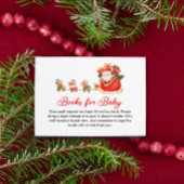 サンタクリスマスベビーシャワー予約リクエスト エンクロージャーカード
