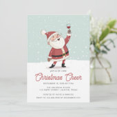 サンタクリスマスホリデーカクテルパーティー 招待状 (スタンド正面)