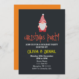サンタクリスマスホリデーグレーパーティの招待状 シーズンカード