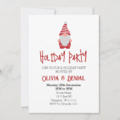 サンタクリスマスホリデーパーティー招待状 シーズンカード (正面)