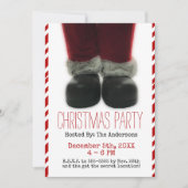 サンタクリスマスホリデーパーティー 招待状 (正面)