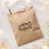 サンタクリスマスホリデー特典の為のクッキー フェイバーバッグ (クリップ留めされた状態)