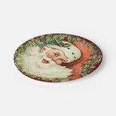 サンタクリスマスホリデー ペーパープレート (アングル)