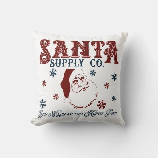 サンタクリスマスホームデコール装飾用クッション クッション (正面)
