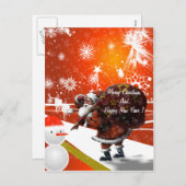 サンタクリスマスポストカード シーズンポストカード (正面/裏面)