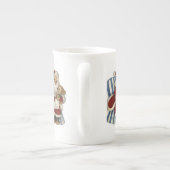 サンタクリスマスマグヴィンテージ ボーンチャイナマグカップ (裏面)