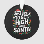 サンタクリスマスマッチで高くなる可能性が最も高い オーナメント (正面)