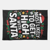 サンタクリスマスマッチで高くなる可能性が最も高い キッチンタオル (横)