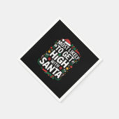 サンタクリスマスマッチで高くなる可能性が最も高い スタンダードカクテルナプキン (角)