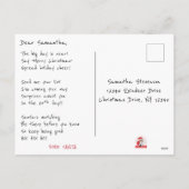 サンタクリスマスマンガースノー秋 シーズンポストカード (裏面)