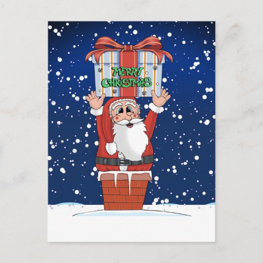 サンタクリスマスマンガースノー秋 シーズンポストカード (正面)