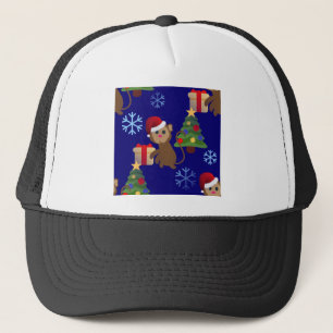 サンタクリスマスモンキー絵文字 キャップ