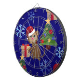 サンタクリスマスモンキー絵文字 ダーツボード (正面右)