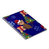 サンタクリスマスモンキー絵文字 ノートブック (右側)