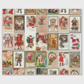 サンタクリスマスラッピング紙 ラッピングペーパー (フラット)