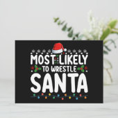 サンタクリスマスレスリング 招待状 (スタンド正面)