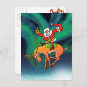 サンタクリスマスロデオ シーズンポストカード (正面/裏面)