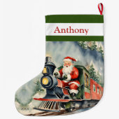 サンタクリスマス列車 ラージクリスマスストッキング (裏面)