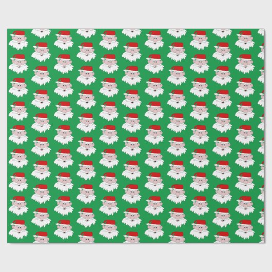 サンタクリスマス包装紙 ラッピングペーパー (フラット)