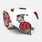 サンタクリスマス小妖精や小人メンズネクタイ ネクタイ (ロール)