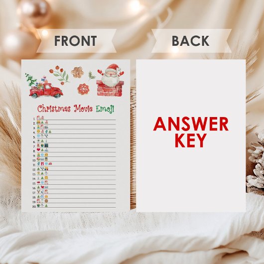 サンタクリスマス映画絵文字ゲーム シーズンカード