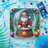 サンタクリスマス紙プレート! ペーパープレート (パーティー)