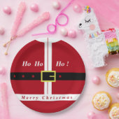 サンタクリスマス紙プレート ペーパープレート (パーティー)