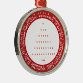 サンタクリスマス装飾用ブラウザークッキー メタルオーナメント (右)