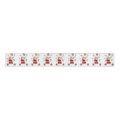 サンタクリスマス装飾用リボン グログランリボン (正面)