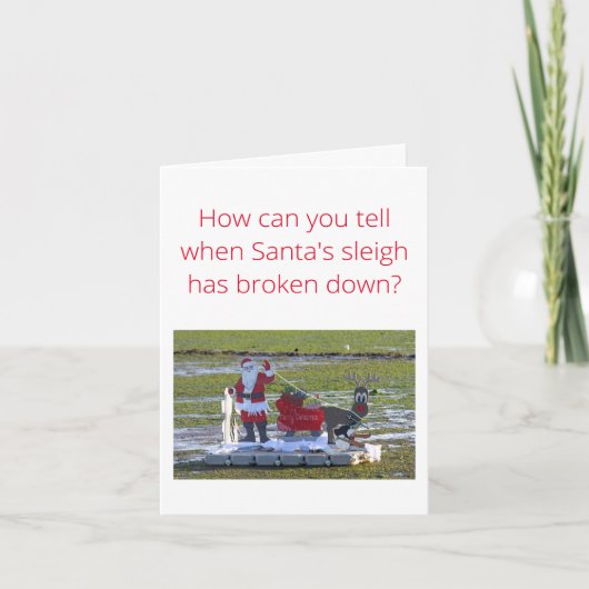 サンタクリスマス カード (正面)