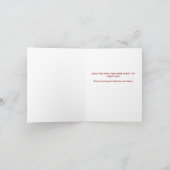 サンタクリスマス・クレーデナーの手押し車のグリーティング・カード シーズンカード (内部)